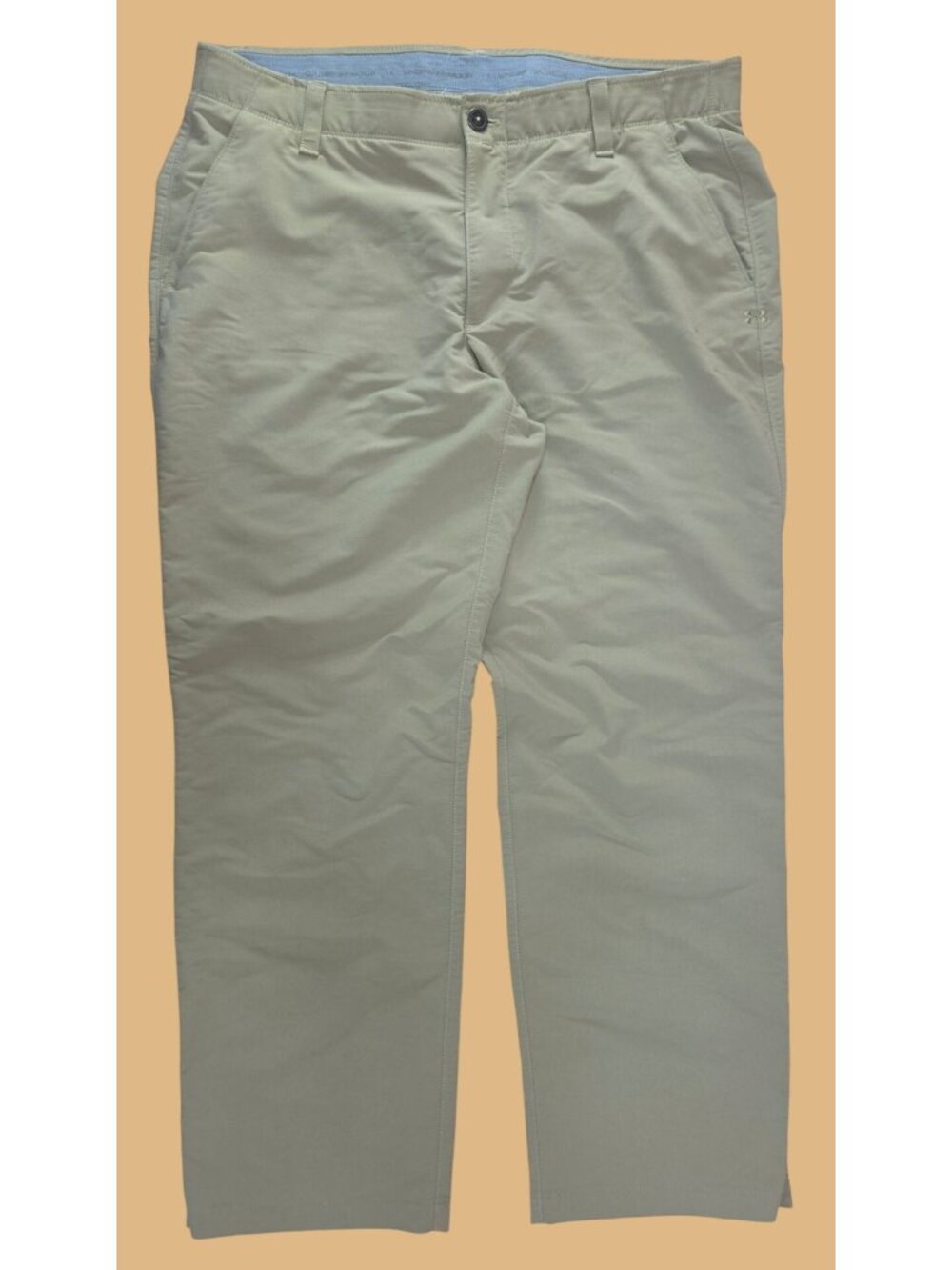 Under Armour Mens Stretch Fit Khaki Pants 38x30 Chino Lightweight